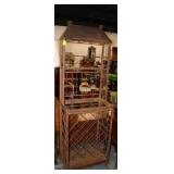 Rustic Metal Dry Bar/Wine Rack 81" x 26" x 16"
