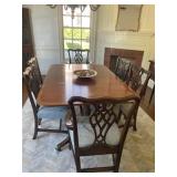 Mahg. Table by Baker with 8 Chairs