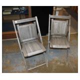 2 Folding Chairs