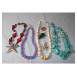 7pcs Jewelry Lot w/ Large Tourquoise Necklace