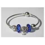 Pandora Bracelet and Charms, Sterling
