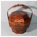 Vintage Chinese Wedding Basket (Bakul Siah)