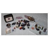 Collection Semi-precious stones & hand