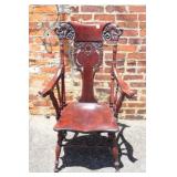 Antique Carved Arm Chair
