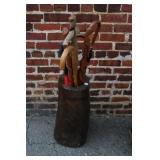 Hollow Tree Tunk Walking Sticks/Umbrella