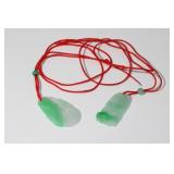 2 Very Nice carved Jade Pendants on red cord