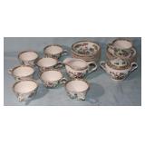 Vintage John Maddock & Sons Indian Tree China