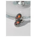 Rare Carolyn Pollack heavy signed ring, size