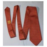 Hermes French Silk Tie #7146FA - Approx 57"