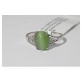 Palladium White Piecious Metal Ring Containing