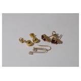 3 Pairs of 14k Earrings