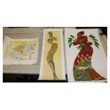 2 charles Bibbs limited edition signed # prints