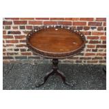 Tilt top Table w/ gallery