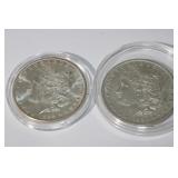 2 Morgan Silver Dollars 1881O & 1898O