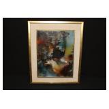 Oil on Board Impressionalist signed Werman