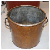 Antique 2 handle copper Pot 11" x 12"diameter