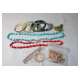 10 pcs Jewelry Lot Bracelets and Necklaces