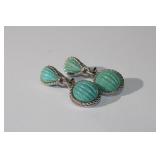 Judith Ripka turquoise and sterling 925 dangle