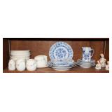 Approx 30pcs Dhina; Miesen "Blue Onion"