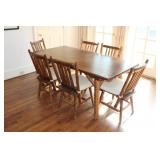 Mountain House Table & 6 Chairs