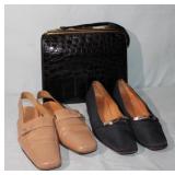 Vintage Hermes Flats (10) and vintage Franklin