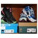 2 pair Adidas & Fila size 5 youth