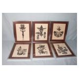 6pc African Art Prints - Hamilton