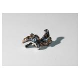 Kabana .925 & 14k Equestrian Earrings