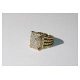 David Yurman 18k & Diamond Pave