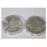 2 Morgan Silver Dollars 1883O & 1902O