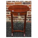 1 Drawer Oval Table