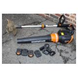 Worx Battery Power Blower & Trimmer