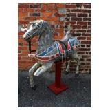 Painted Carousel Horse (missing leg)