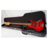 Fender Squier Jazz Bass Guitar w/ Case