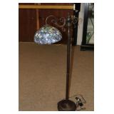 Stainglass Floor Lamp reproduction 53" tall