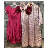 Ladies Evening Dress & Coat with Accessories