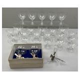 Continental Clear Stemware; Champagne Tap; Toastin