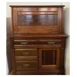 Mahogany Drop-Front Secretary Desk