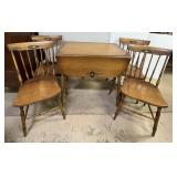 Marietta Chair Co. "Betsy Ross" Design Table & C