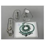 Fenichel Necklace & Bracelet; Kramer & Costume Jew