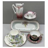 "Morning Glory"  Bone China; Germany Pitcher; Ci
