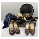 Ladies Vintage Hats & Heels #1