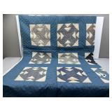 Blue & White Quilt, #1