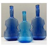 Blue Violin Bottles