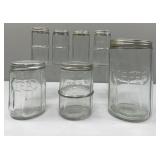 Hoosier-style Cabinet Jars