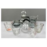 Club Glass Pieces & Pyrex Flameware; Spry & Pyrex