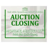 Auction Close Monday, August 10th | 6:00pm