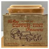Fire-King Copper-Tint Ovenware