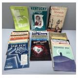 Collection of Vintage Sheet Music
