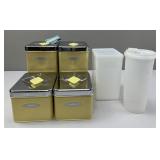 Masterware Canister Set; Tupperware Ice Cream Keep